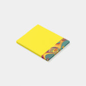 Frühjahr Sommer Blume Magie Post-it Klebezettel (angewinkelt)