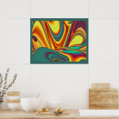 Frühjahr Sommer Blume Magie Poster (Küche)