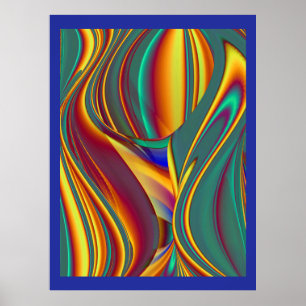 Frühjahr Sommer Blume Magie Poster
