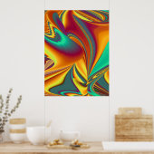 Frühjahr Sommer Blume Magie Poster (Küche)