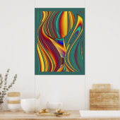Frühjahr Sommer Blume Magie Poster (Küche)