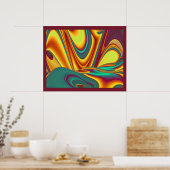 Frühjahr Sommer Blume Magie Poster (Küche)