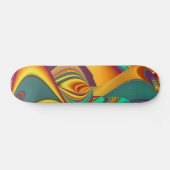 Frühjahr Sommer Blume Magie Skateboard (Horizontal)