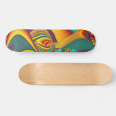 Frühjahr Sommer Blume Magie Skateboard (Horizontal)