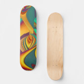 Frühjahr Sommer Blume Magie Skateboard (Vorderseite)