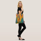 Frühjahr Sommer Blume Magie Tasche (Am Model)