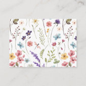 Frühjahr Sommer Blumengarten schätzen wie viele Kü Begleitkarte (Rückseite)
