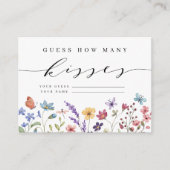 Frühjahr Sommer Blumengarten schätzen wie viele Kü Begleitkarte (Vorderseite)