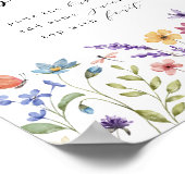 Frühjahr Sommer Blumengebirge Blume Bar Post Braut Poster (Ecke)