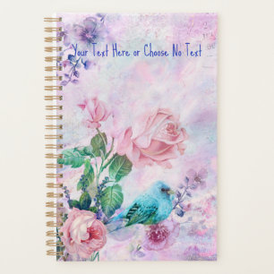 Frühjahr Sommer Blumenvögel Wildblume Rose Garten Planer