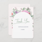 Frühjahr Sommer Floral Boho Garden Danke Karte (Vorne/Hinten)