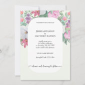 Frühjahr Sommer Floral Boho Garden Einladung (Vorderseite)