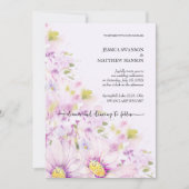 Frühjahr Sommer Floral Boho Garden Einladung (Vorderseite)