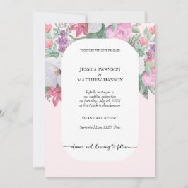 Frühjahr Sommer Floral Boho Garden Einladung