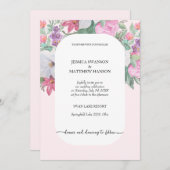 Frühjahr Sommer Floral Boho Garden Einladung (Vorne/Hinten)