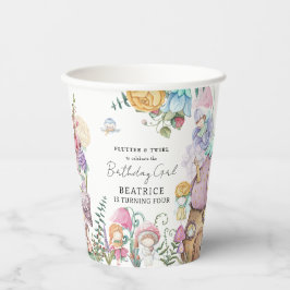 Frühjahr Sommer Floral 'Little Fairies Girl Geburt Pappbecher