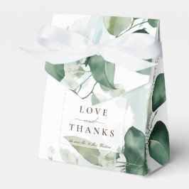 Frühjahr Sommer grün Blätter Geschenkschachtel