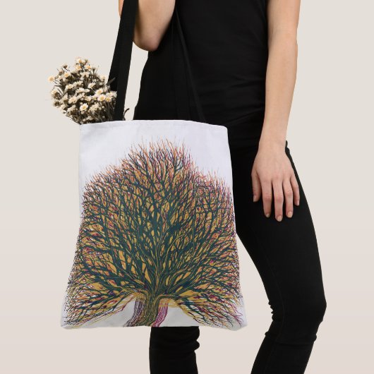 Frühjahr Sommer Herbst Winter Tree Tasche (Von Nahem)