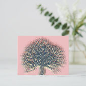 Frühjahr Sommer Herbst Winterbaum #2 Postkarte (Stehend Vorderseite)