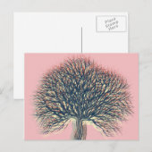 Frühjahr Sommer Herbst Winterbaum #2 Postkarte (Vorne/Hinten)