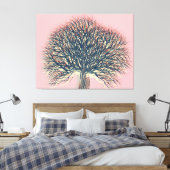 Frühjahr Sommer Herbst Winterbaum #3 Leinwanddruck (Insitu (Schlafzimmer))