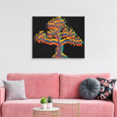 Frühjahr Sommer Herbst Winterbaum #4 Leinwanddruck (Insitu (Wohnzimmer))
