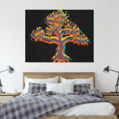 Frühjahr Sommer Herbst Winterbaum #4 Leinwanddruck (Insitu (Schlafzimmer))