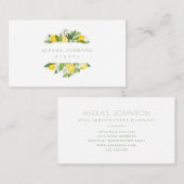 Frühjahr Sommer-Limousine Wasserfarbe Visitenkarte (Vorne/Hinten)