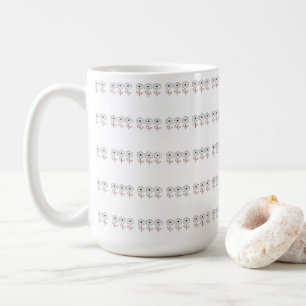 Frühjahr Sommer Minimalistische Blume Kaffeetasse