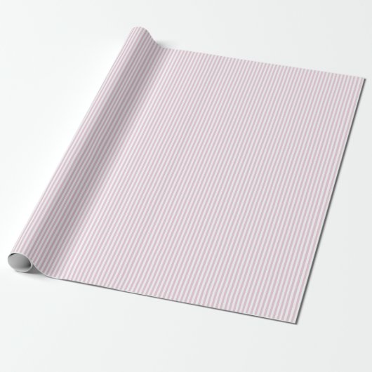 Frühjahr Sommer Soft Light Pink Strip Geschenk Geschenkpapier (Ungerollt)