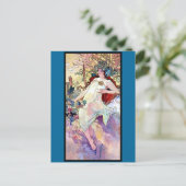 Frühjahr Sommer Winter Postkarte (Stehend Vorderseite)