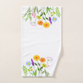 Frühjahr Sommerwilde Blume Badhandtuch Set (Handtuch)