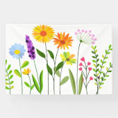 Frühjahr Sommerwilde Blume Banner (Horizontal)