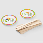 Frühjahr Sommerwilde Blume Fächer (Non-assembled)