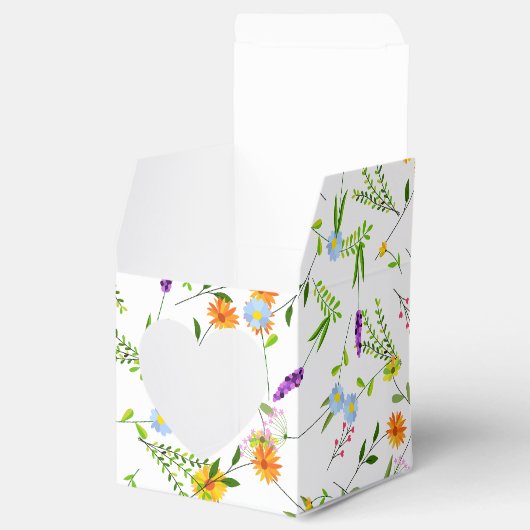 Frühjahr Sommerwilde Blume Geschenkschachtel (Geöffnet)