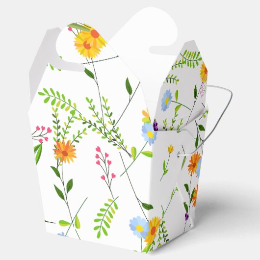 Frühjahr Sommerwilde Blume Geschenkschachtel (Geöffnet)