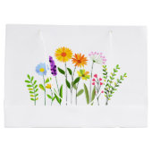 Frühjahr Sommerwilde Blume Große Geschenktüte (Rückseite)