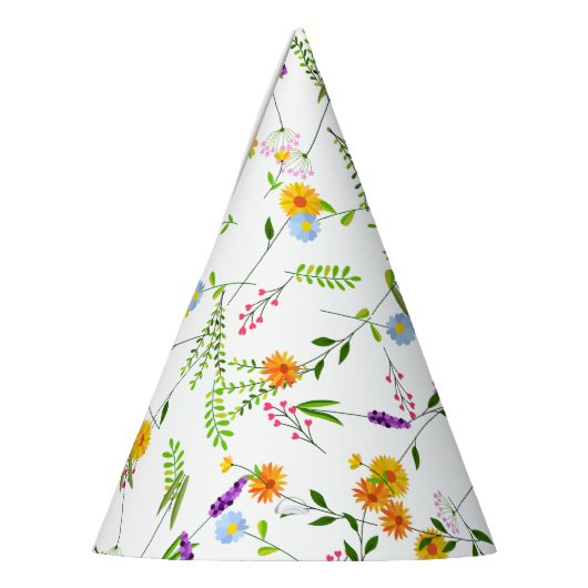 Frühjahr Sommerwilde Blume Partyhütchen (Links)