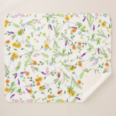 Frühjahr Sommerwilde Blume Sherpadecke (Vorderseite (Horizontal))