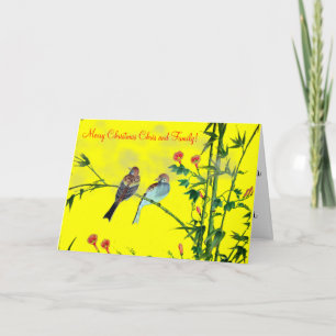Frühjahr-Spatzen Feiertagskarte