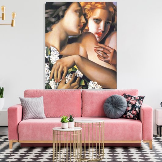 Frühjahr | Tamara De Lempicka | Leinwanddruck (Insitu (Wohnzimmer))