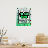 Frühjahr und Tick Lyme Disease Prevention Poster (Küche)