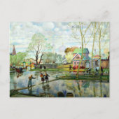 Frühjahr von Boris Kustodiev Postkarte (Vorderseite)