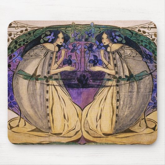 Frühjahr von Frances Macdonald Mousepad (Vorne)