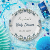 Frühjahr Wasserfarbe Babydusche Pappteller (Party)
