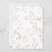 Frühjahr-Wildblume Kinderdusche Einladung (Rückseite)