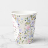 Frühjahr-Wildblume Meadow Garden Babydusche Pappbecher (Rechts)