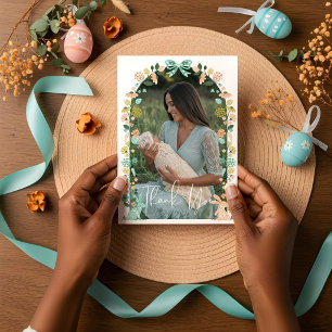 Frühjahr Wildblume Ostersonnendusche Dankeskarte