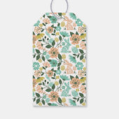 Frühjahr Wildblume Ostersonnendusche Geschenkanhänger (Rückseite)