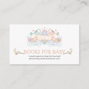 Frühjahr-Wildblumen Kinderduschbücher für Baby Begleitkarte